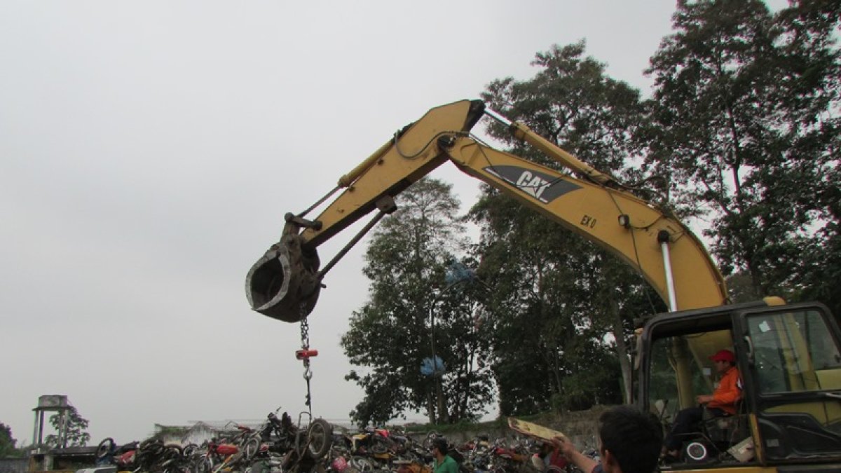 Referencial. Las motos también ingresan al proceso de chatarrización.