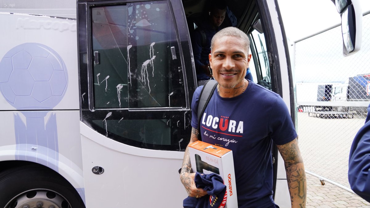 El delantero Paolo Guerrero cuando estaba en Liga de Quito.