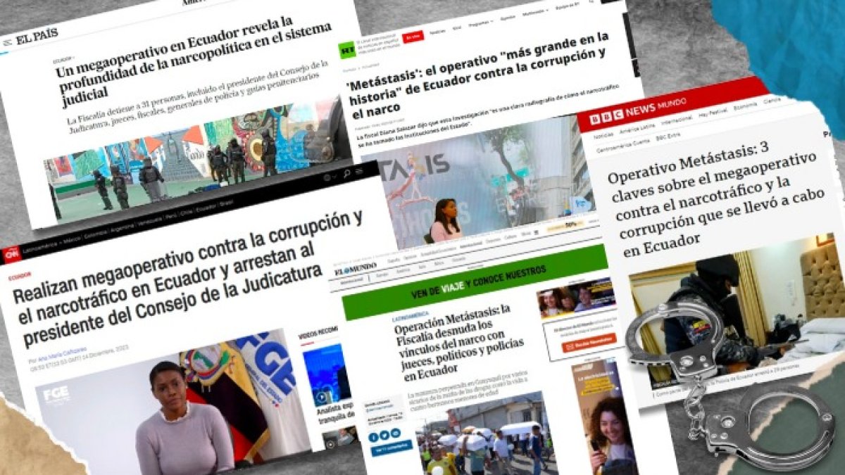 Recolección. Medios internacionales replican la noticia que hoy convulsiona la política del país y su sistema de justicia.