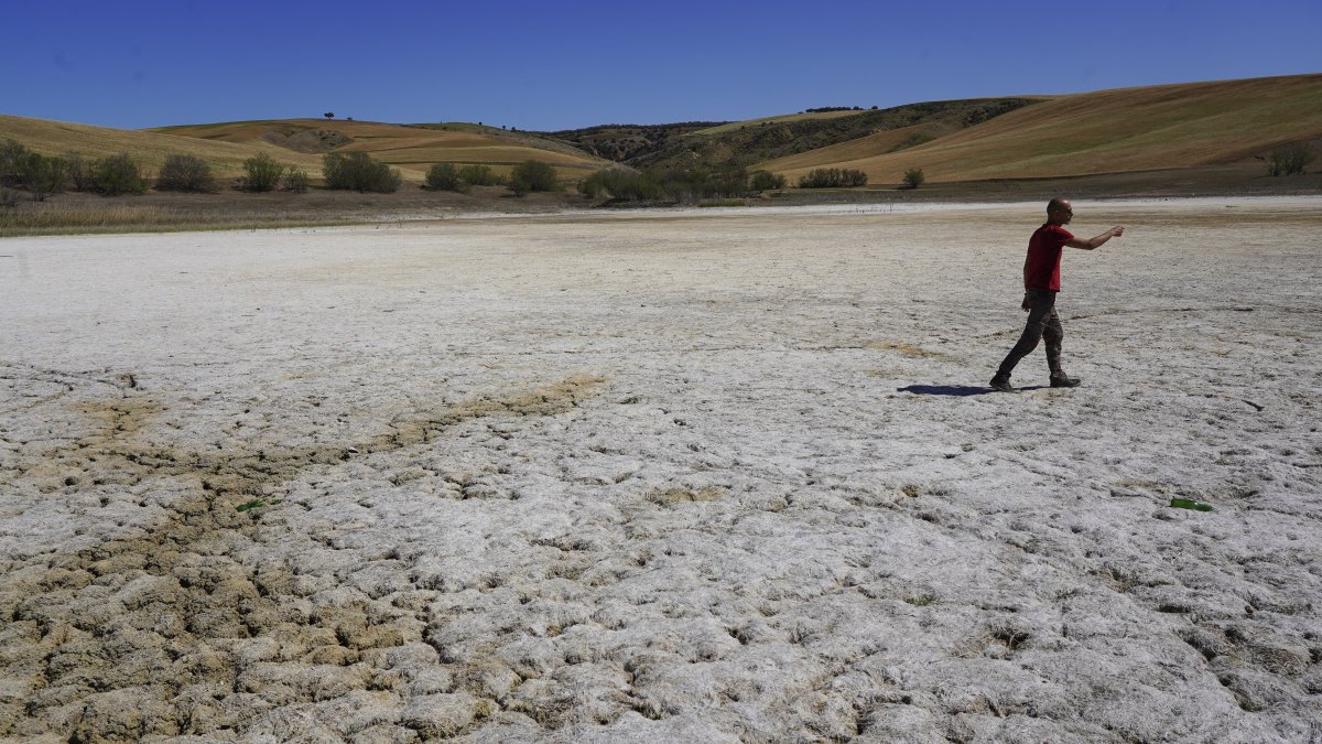 Embalses a mínimos jamás vistos en Túnez en una imagen de archivo del pasado mes de abril.