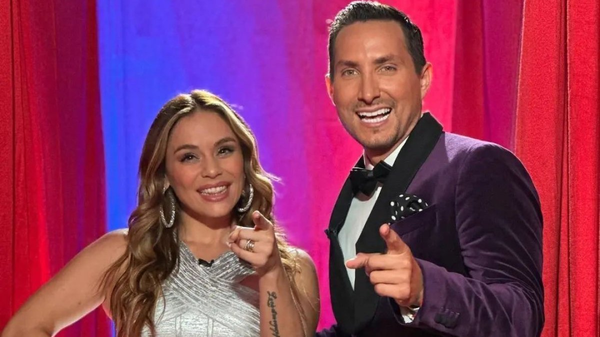 Los presentadores del reality 'Desafío a la fama'.