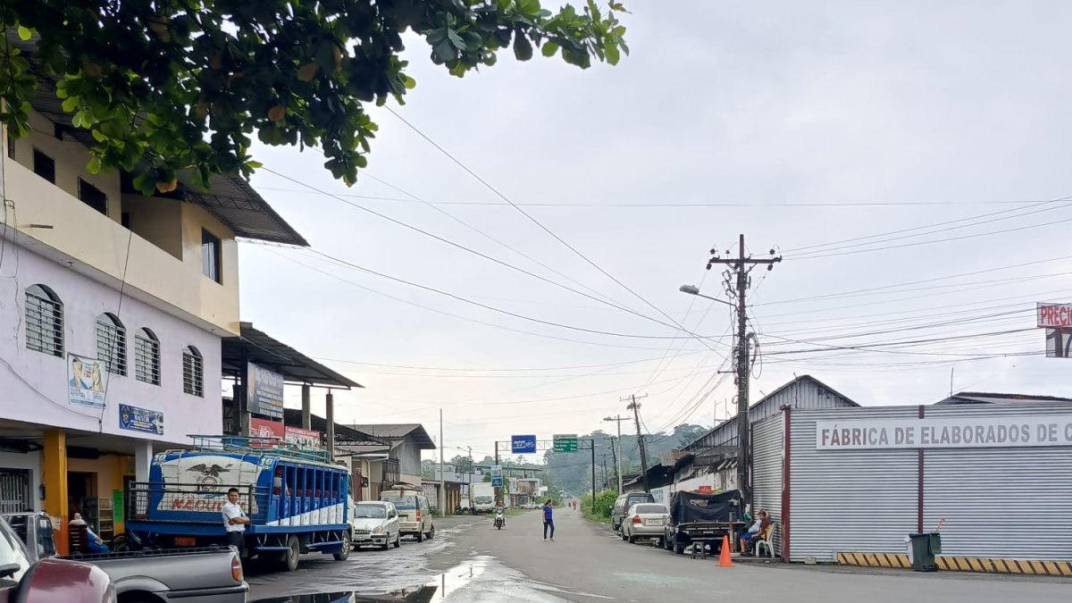 Escena. Zona de la vía a Valencia, en donde fueron secuestrados.