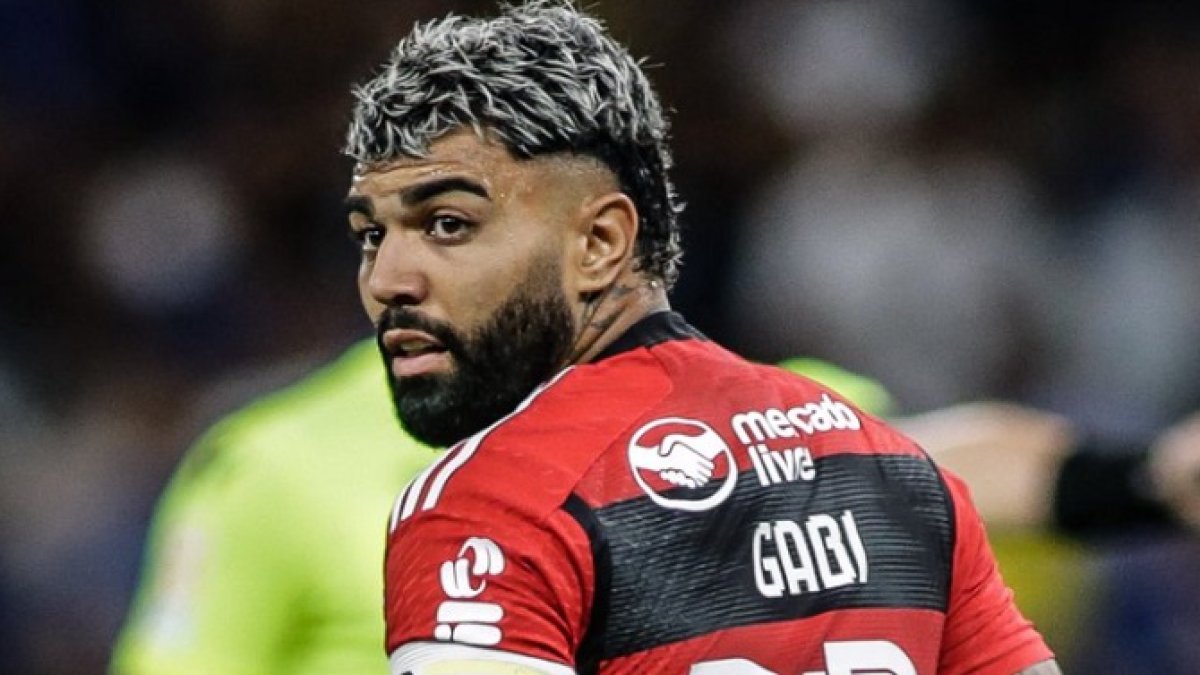 Gabriel Barbosa, delantero de Flamengo.
