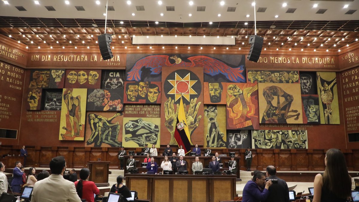 Asamblea. El 21 de diciembre de 2023, una mayoria de legisladores defendió a Jorge Glas, sentenciado por corrupción.