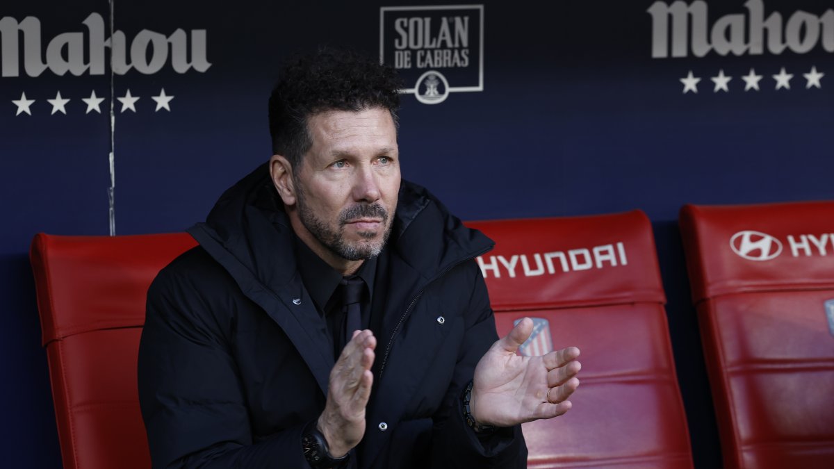 Diego Pablo Simeone cerró el 2023 con una victoria en casa del Atlético de Madrid.