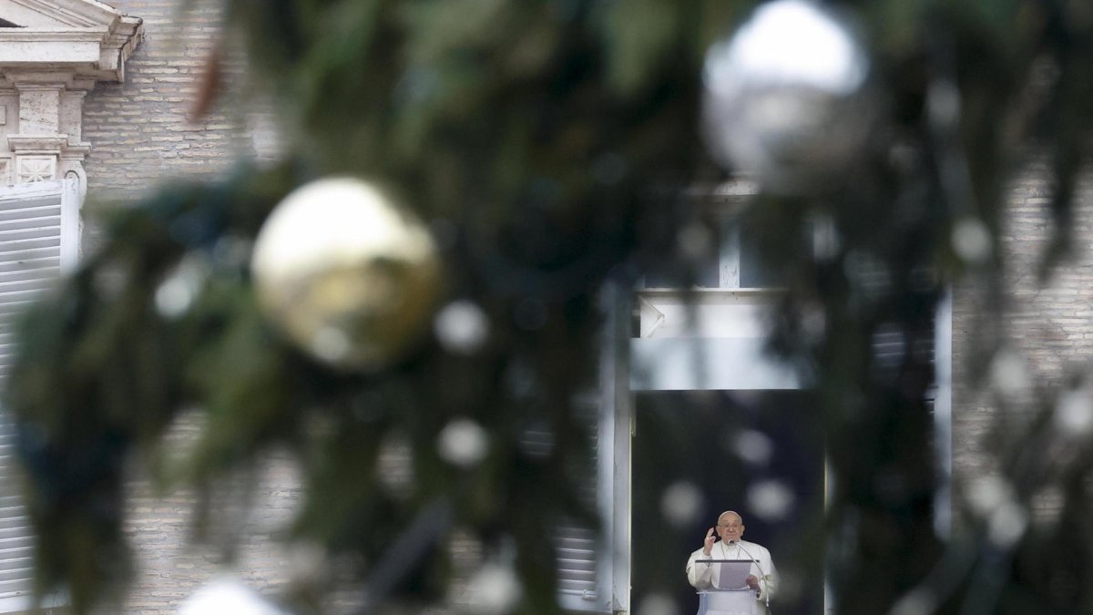 El papa Francisco pidió este domingo en ocasión de la Navidad 