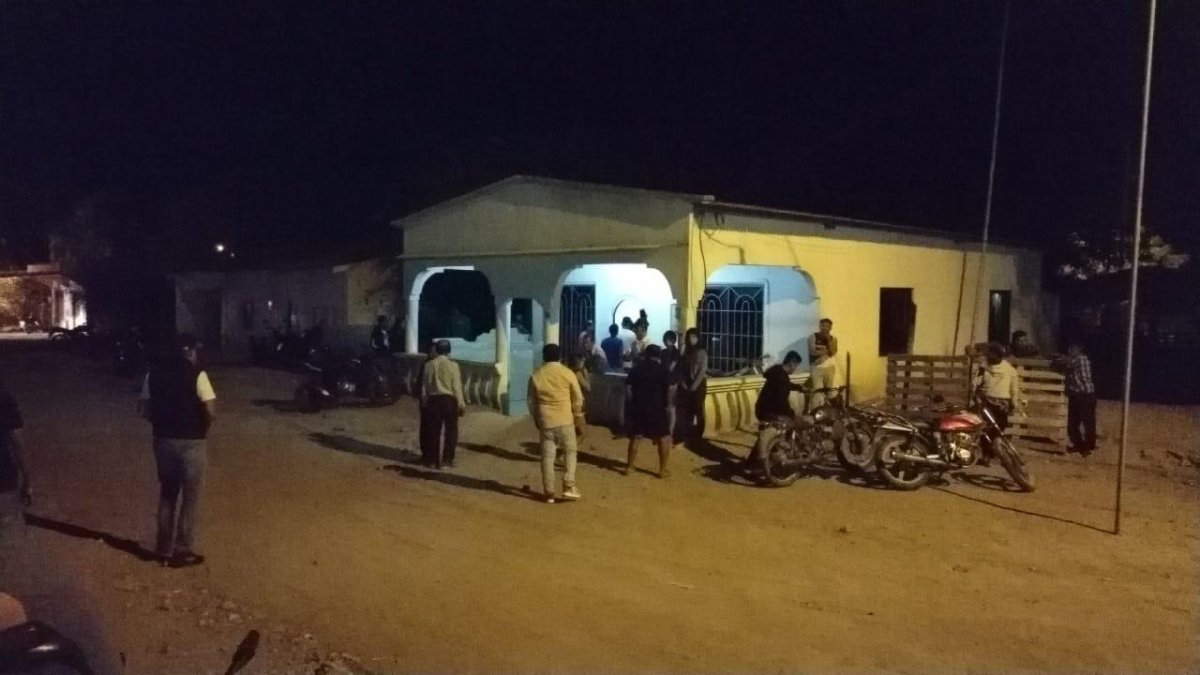 Santa Elena. En esta vivienda de la comuna Los Manguitos, de la parroquia Colonche, vivía uno de los fallecidos.