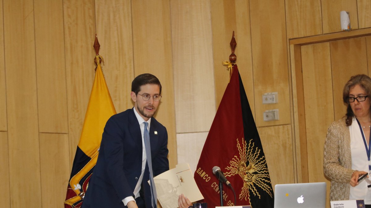 Autoridad.- Guillermo Avellán, gerente del Banco Central del Ecuador.