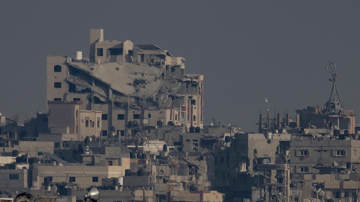 Una imagen de un sector de la Franja afectada por los ataques del ejército de Israel.