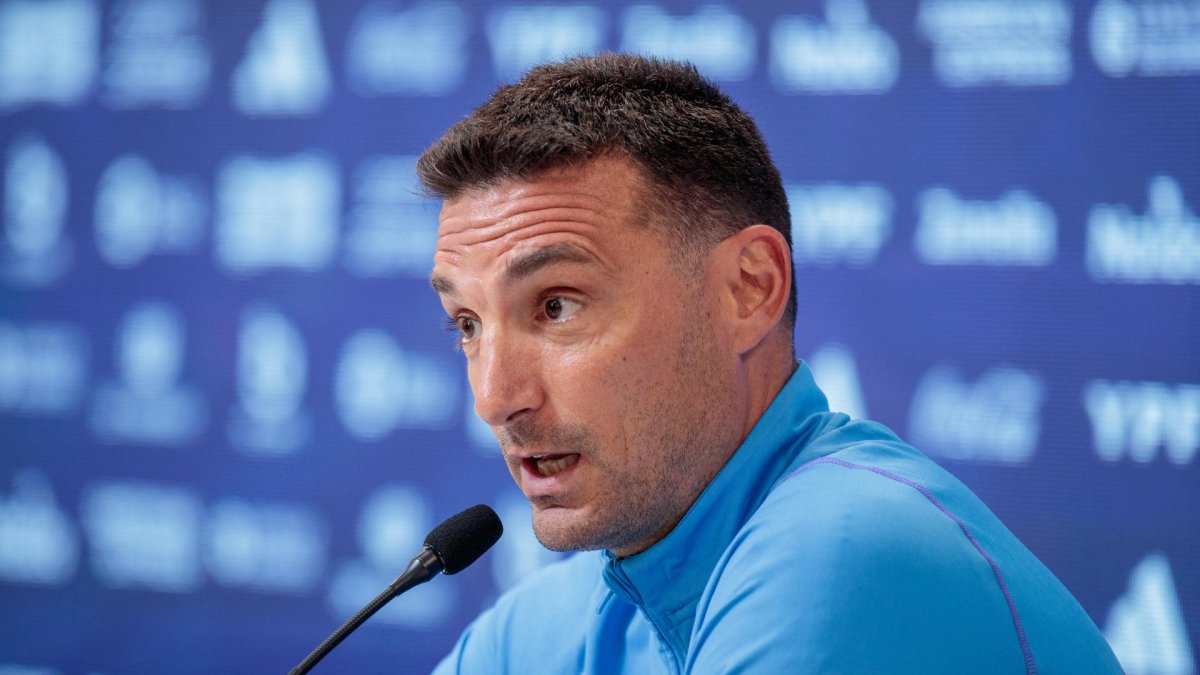 El entrenador Lionel Scaloni, en una fotografía de archivo.