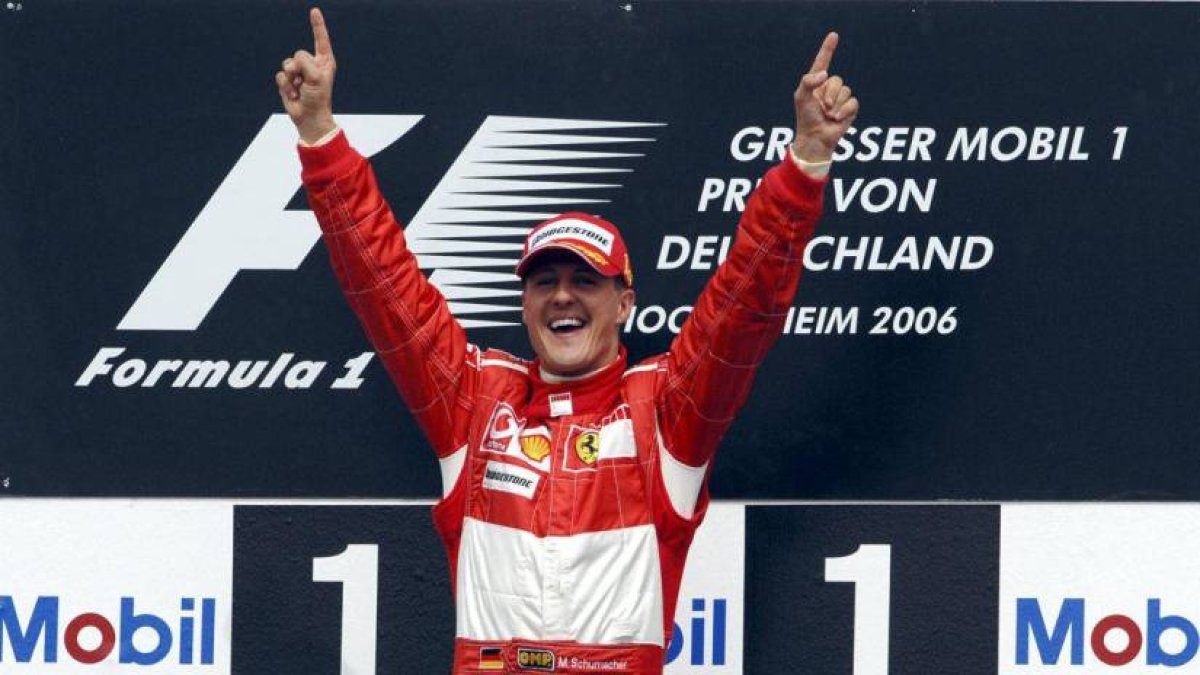 Michael Schumacher fue 7 veces campeón del mundo en la F1