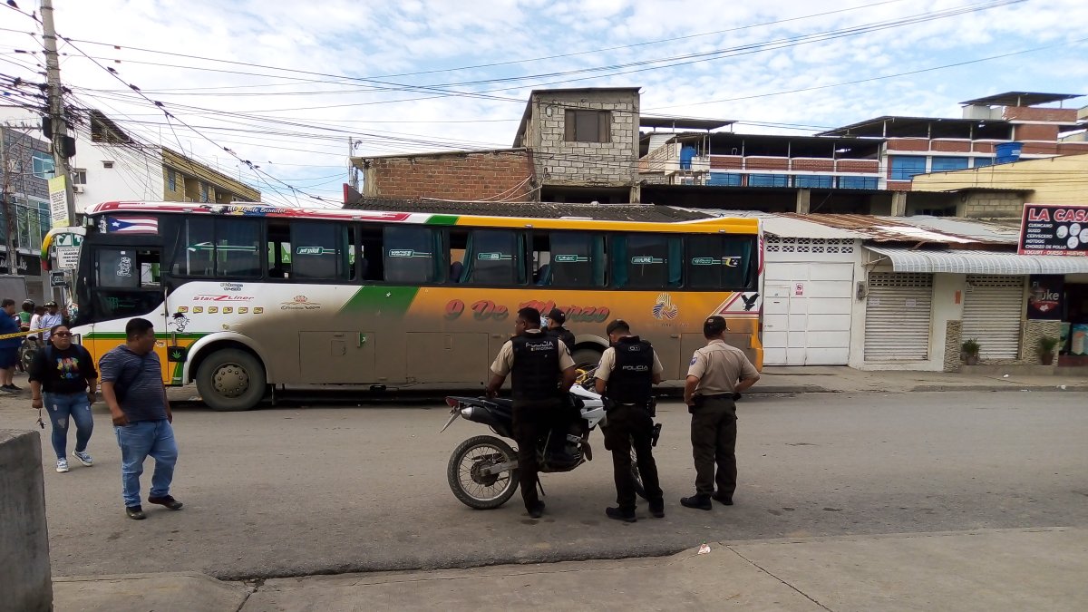 Esta es la unidad en la que se registró el asesinato, en Playas.