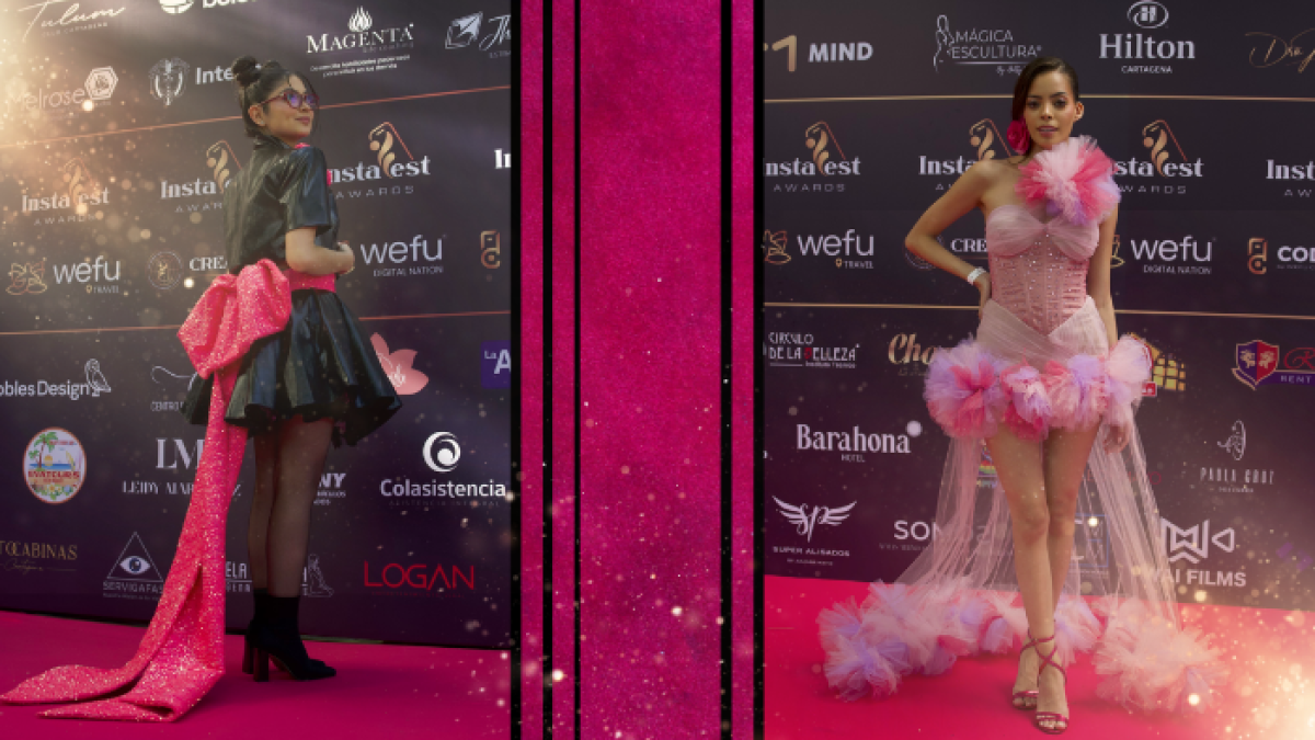 Salo y Frida lucieron elegantes con sus trajes.