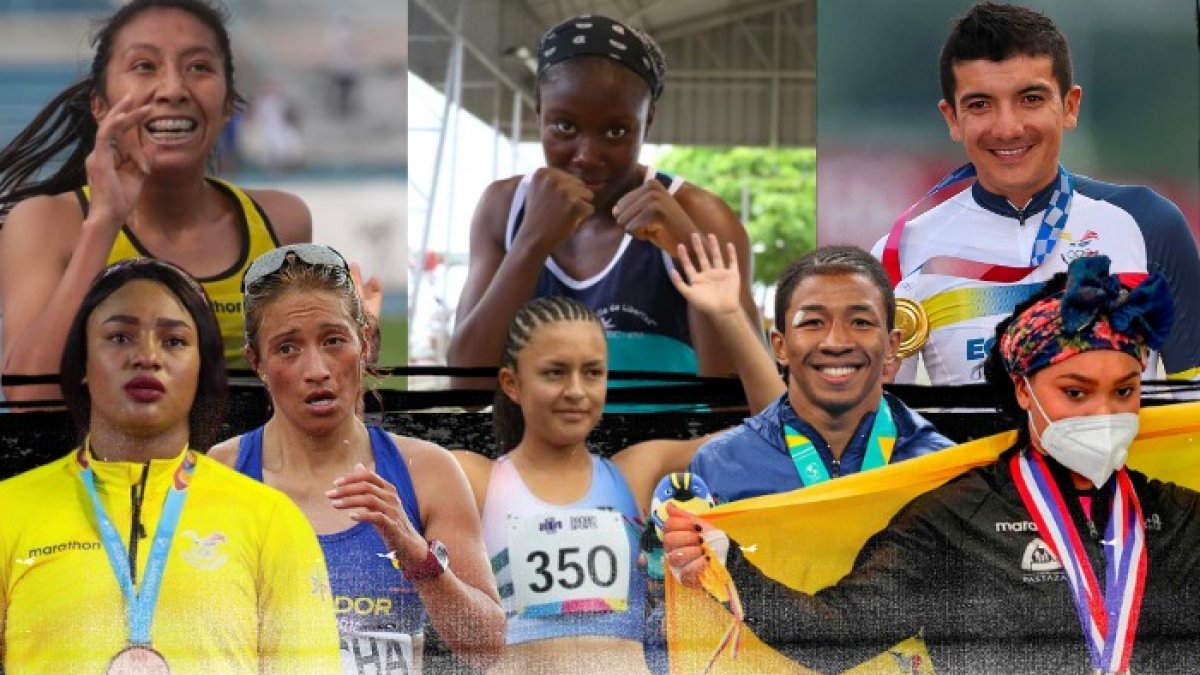 Varios atletas ecuatorianos cumplieron sus metas en 2023, en el que hubo récords, pero también incertidumbre ante la crisis por la inseguridad.