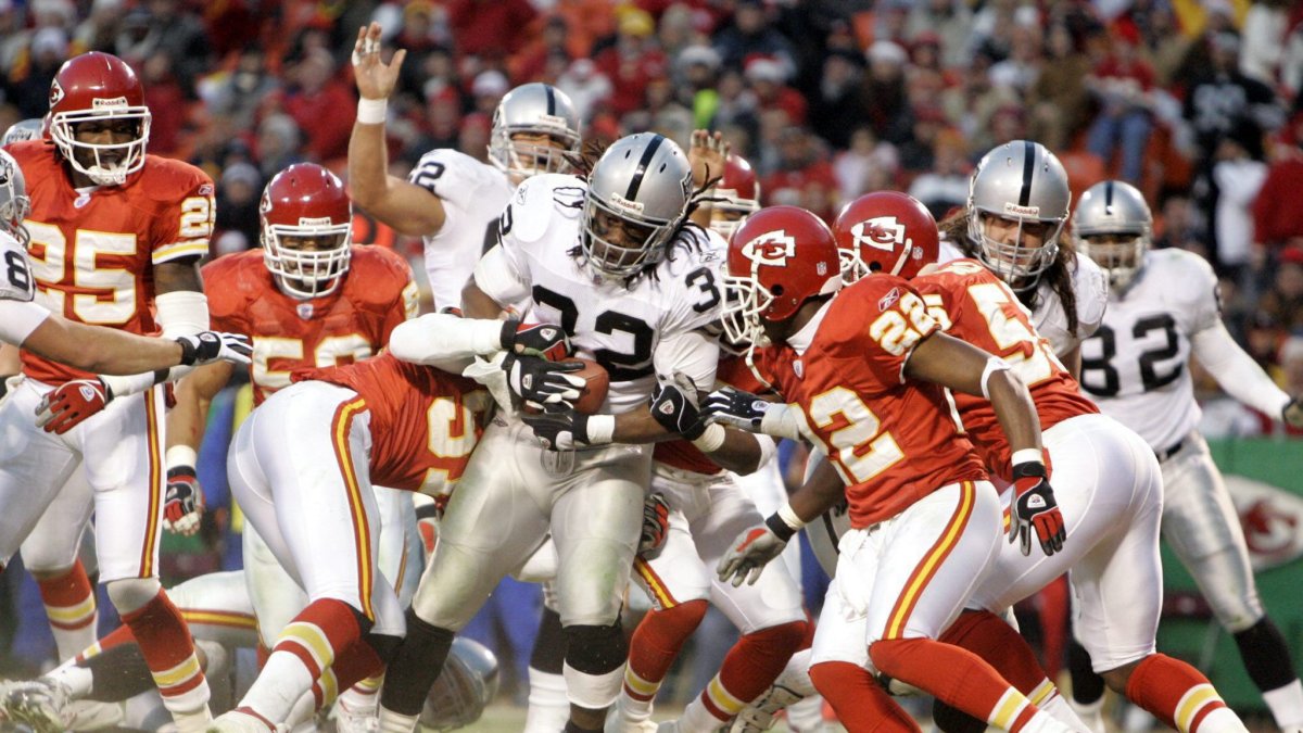 El duelo entre Raiders y Chiefs fue el que más audiencia tuvo.