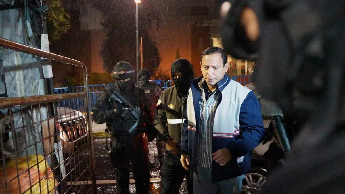 Arresto. Muñoz fue detenido en Samborondón y trasladado a la Cárcel N° 4 de Quito.