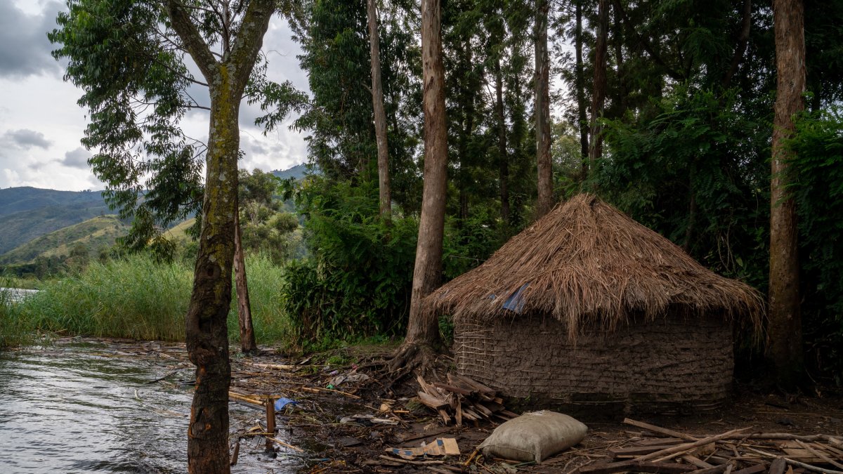 Imagen de archivo de inundaciones en la R.D.de Congo.