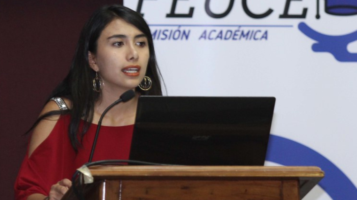 Mikaella Andrade fue conocida por exponer sus ideales, sobre todo en la época de la consulta popular de febrero de 2023.