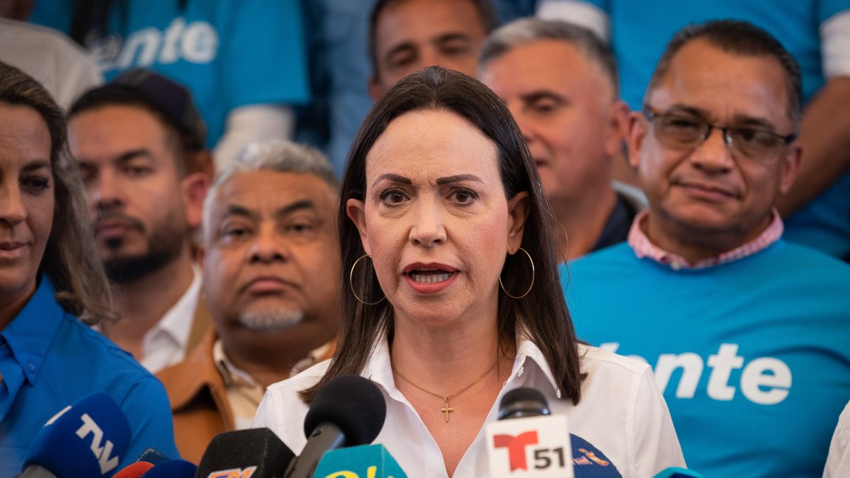 Maria Corina Machado busca elecciones transparentes