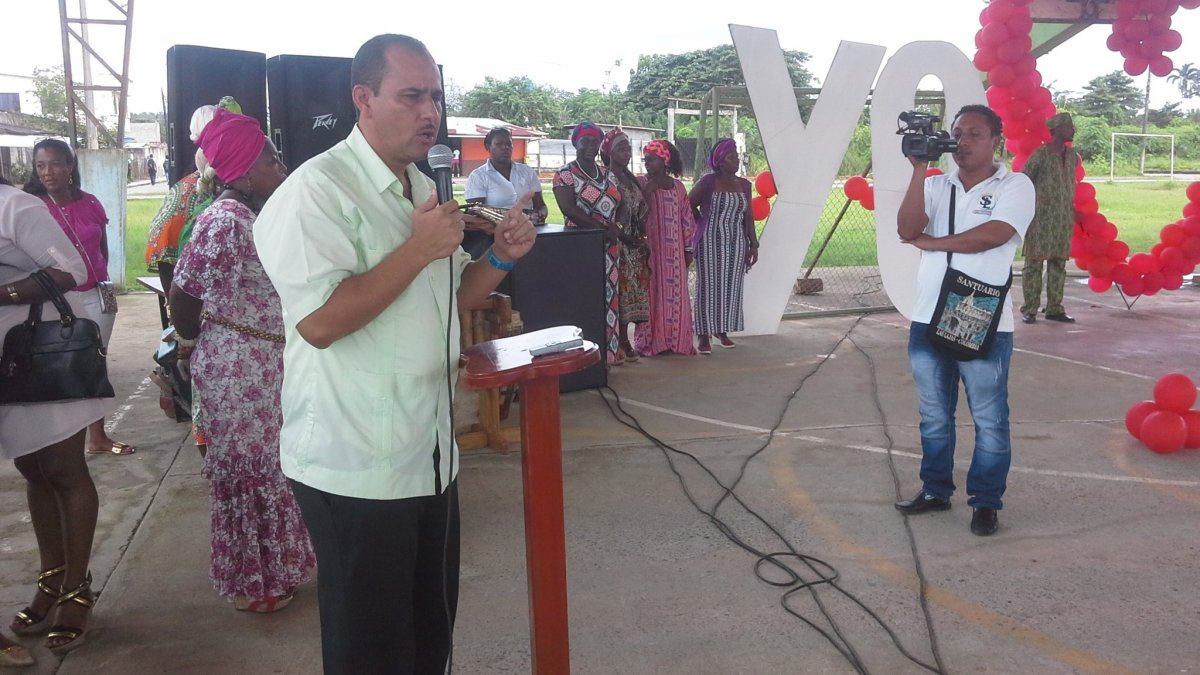 Gustavo Samaniego, alcalde del cantón San Lorenzo, de la provincia de Esmeraldas.