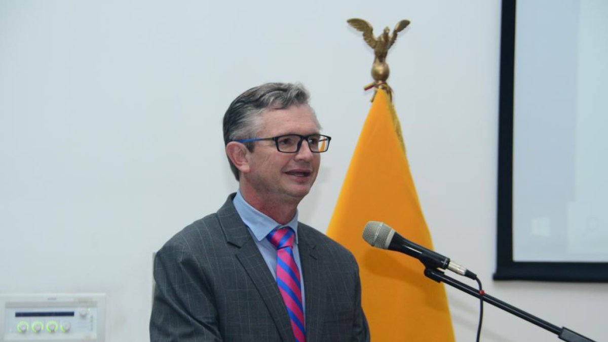 El ministro de Energía, Juan Carlos Vega, dio una entrevista este 3 de enero de 2024.