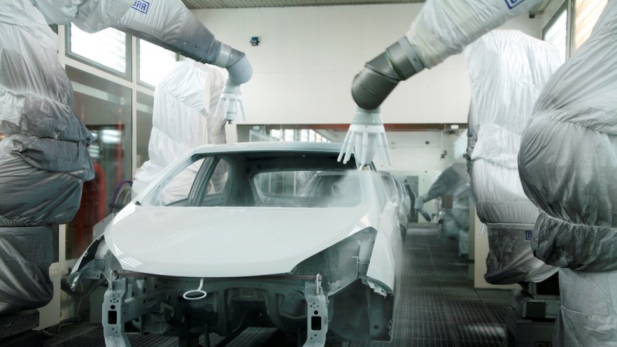 Empresa.- Una de  las industrias de carros que hay en Brasil.