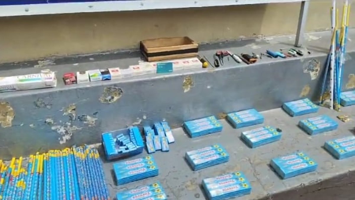 El material explosivo no se encontraban bajo medidas de seguridad.