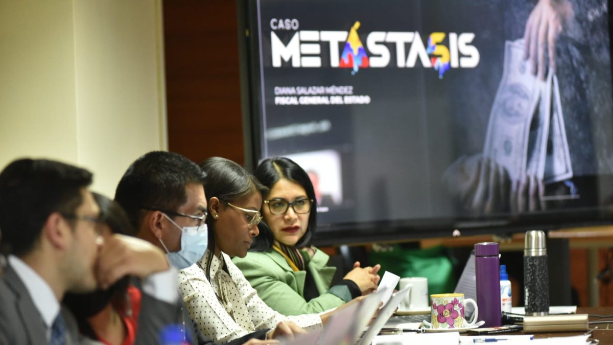 La fiscal Diana Salazar encabezó la acusación en la audiencia de vinculación.