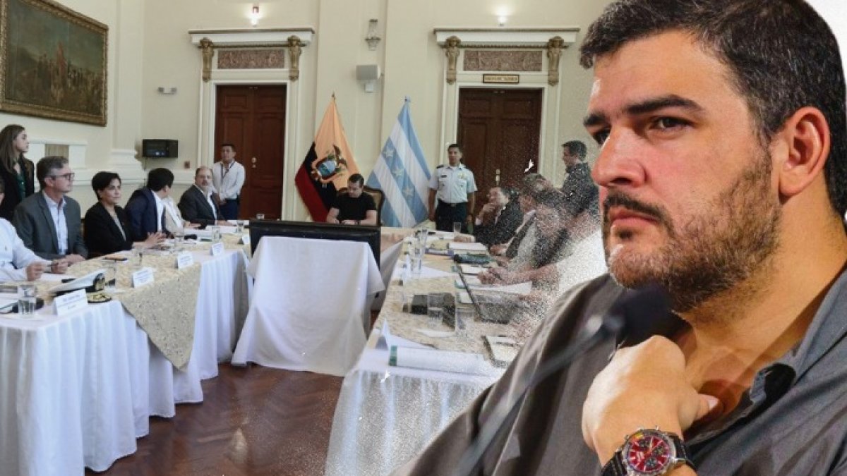 Daniel Noboa y Aquiles Álvarez mantuvieron una reunión la mañana de este viernes 2 de febrero.