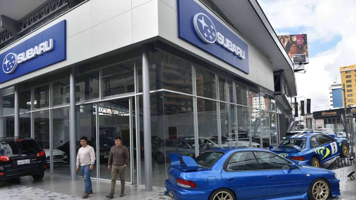 Una de las nuevas concesionarias de Subaru, ubicada en la avenida 6 de diciembre, en el norte de Quito.