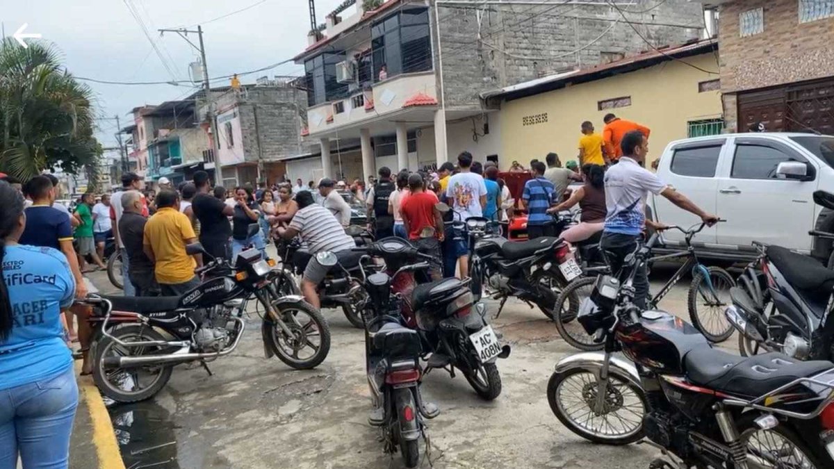 Escena. Los moradores se encontraban consternados por el hecho