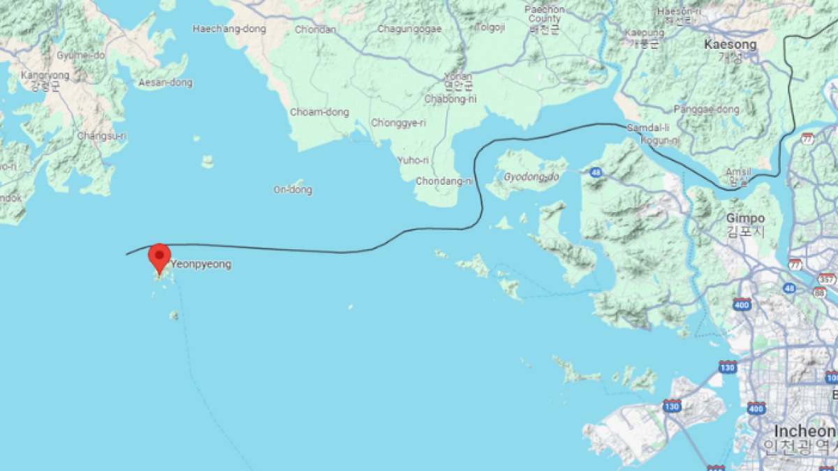 Yeonpyeong se encuentra frente a la llamada Línea Límite Norte.