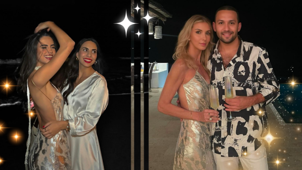 Sol y Soñledad lucieron, en distintos lugares,  idénticos vestidos.