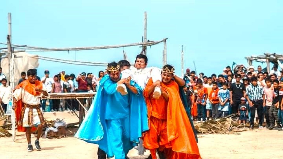 Los cuadros vivos que se efectúan cada año congregan a cientos de personas.