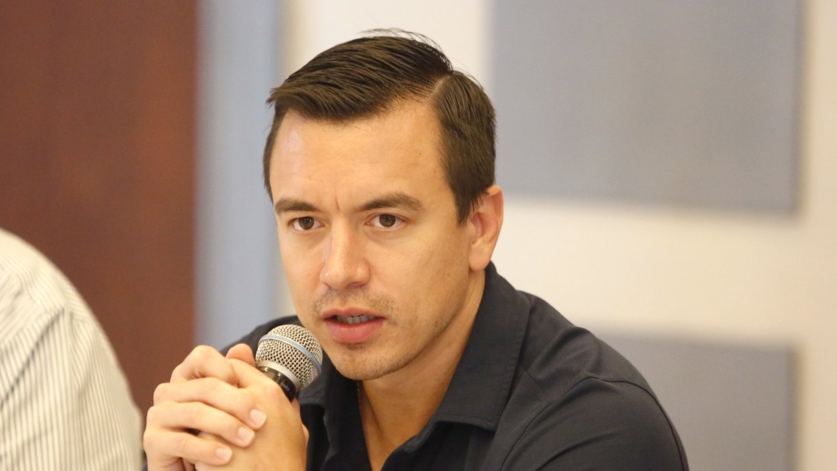 El presidente de la República, Daniel Noboa.