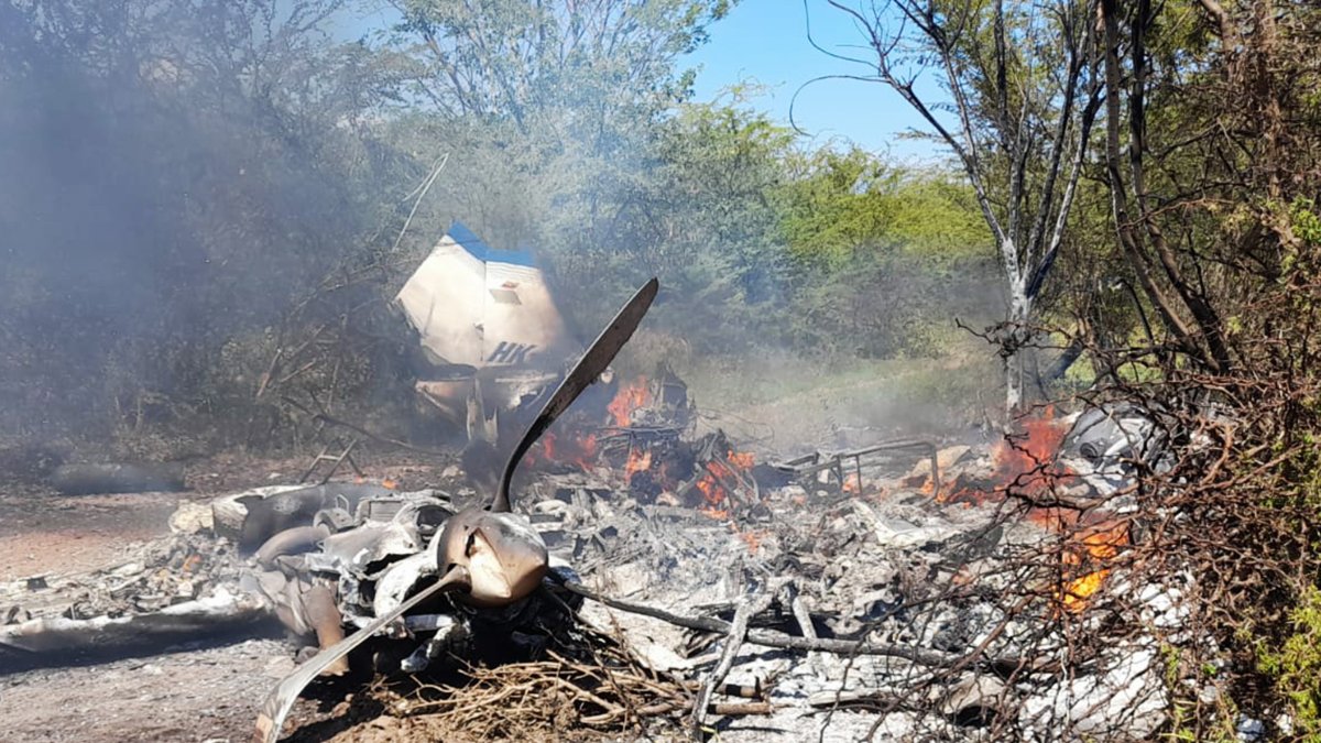 Fotografía cedida por el cuerpo de Bomberos de Valledupar.