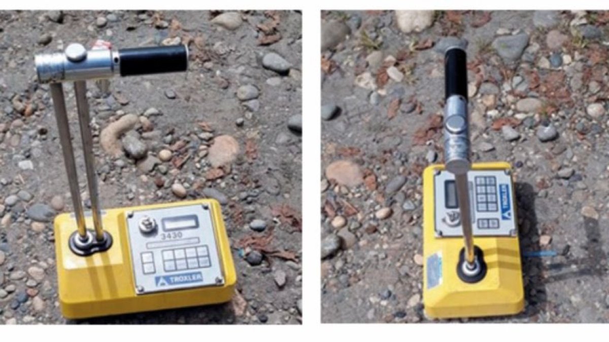 Material. Este es el equipo con radiación que fue hurtado.