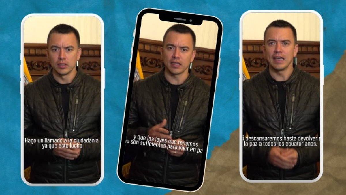 Pantalla. Las redes sociales de la presidencia son el canal de información en tiempo de crisis.