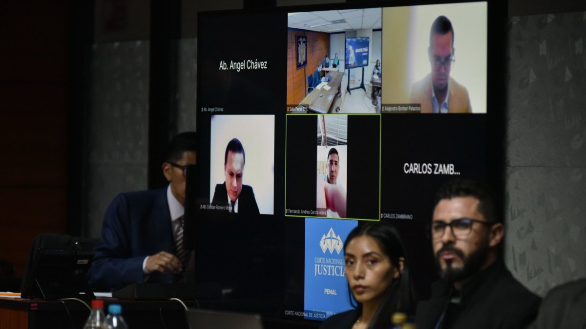 Causa. Daniel Salcedo Bonilla se conectó a la audiencia del caso Metástasis, según Fiscalía, desde Panamá.