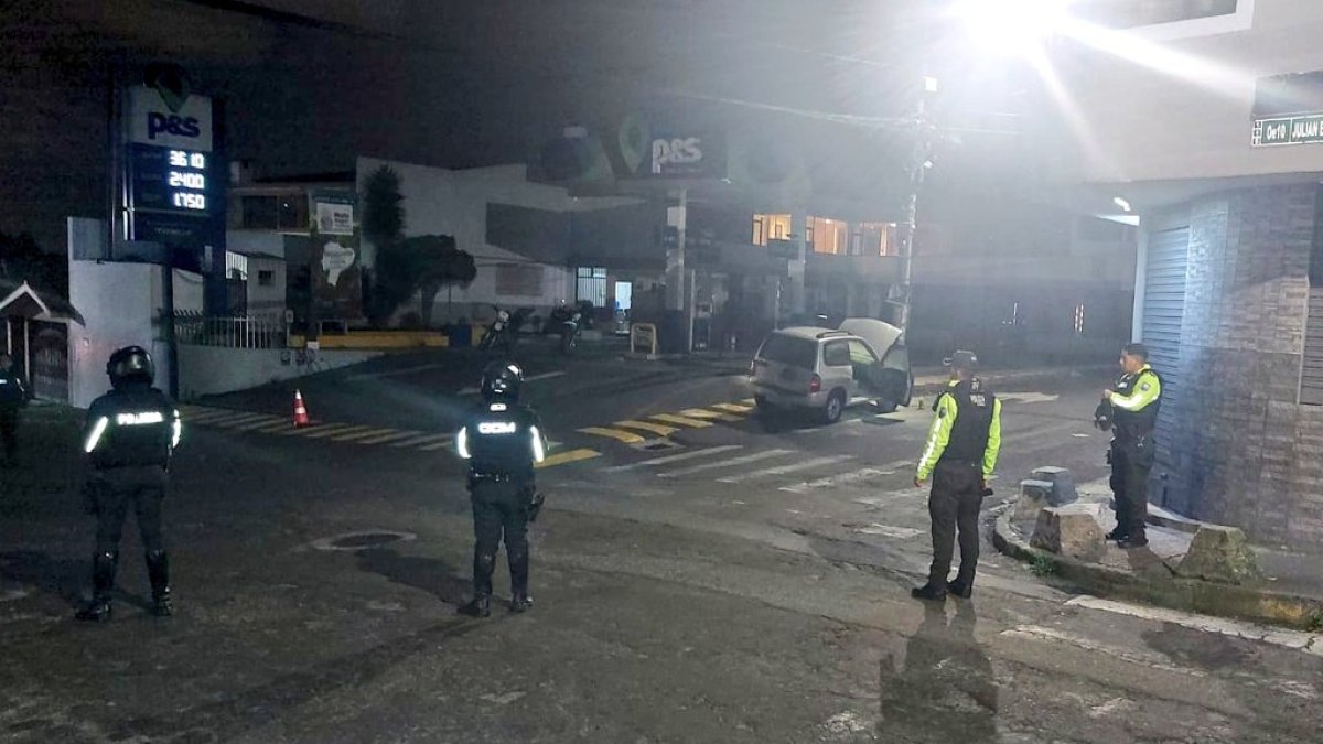 Personal de la Policía llegó al lugar.