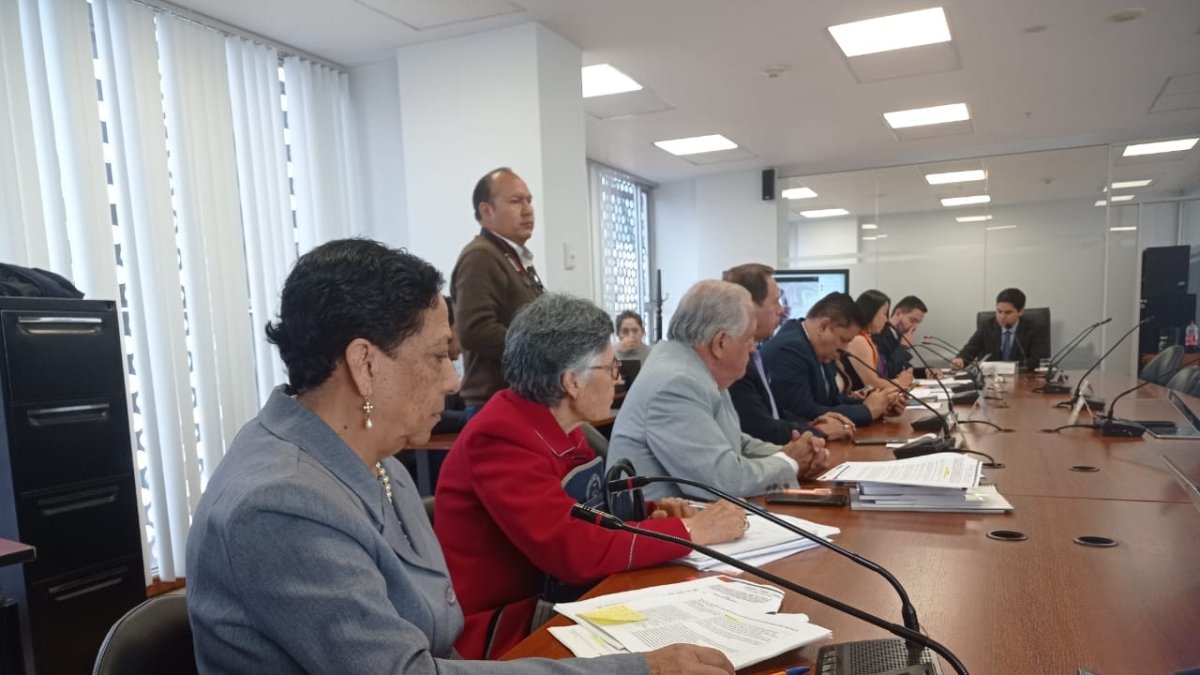 Sesión de la Comisión de Derecho al Trabajo y a la Seguridad Social del pasado 7 de diciembre, donde se trató el proyecto de reformas al IESS.