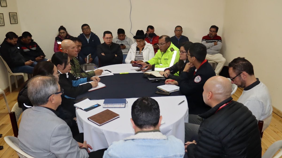 Mesa de seguridad en Cotopaxi
