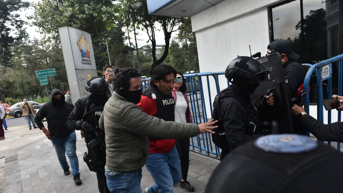 Colón Pico cuando fue detenido el 5 de enero 2024.