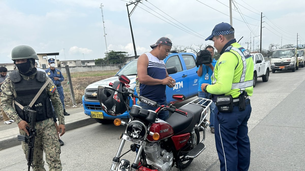 Los operativos se realizan en varias arterias de la ciudad