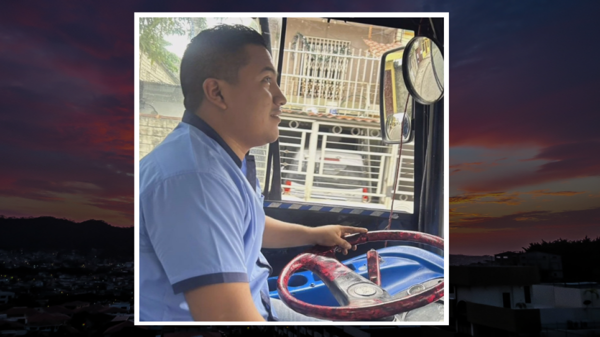 Daniel Medina, el conductor de bus que se convirtió en héroe el 9 de enero.