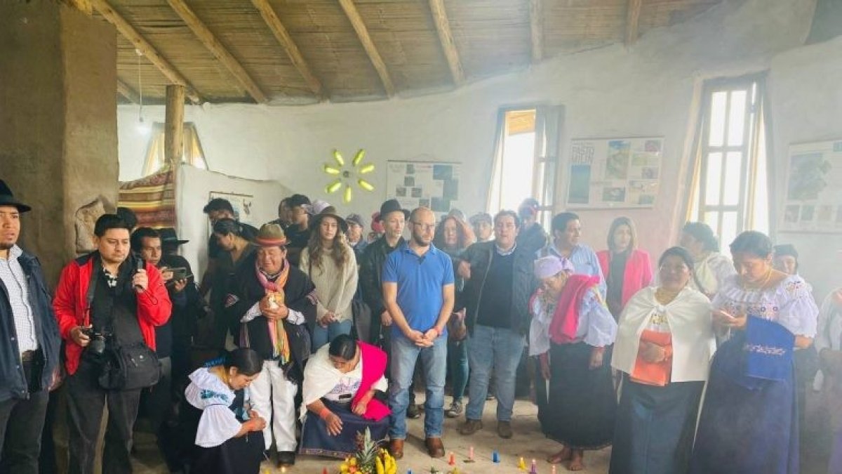 Acto. El proyecto Muyu Wasi acoge semillas ancestrales y nativas con los que exponen cultura e identidad.