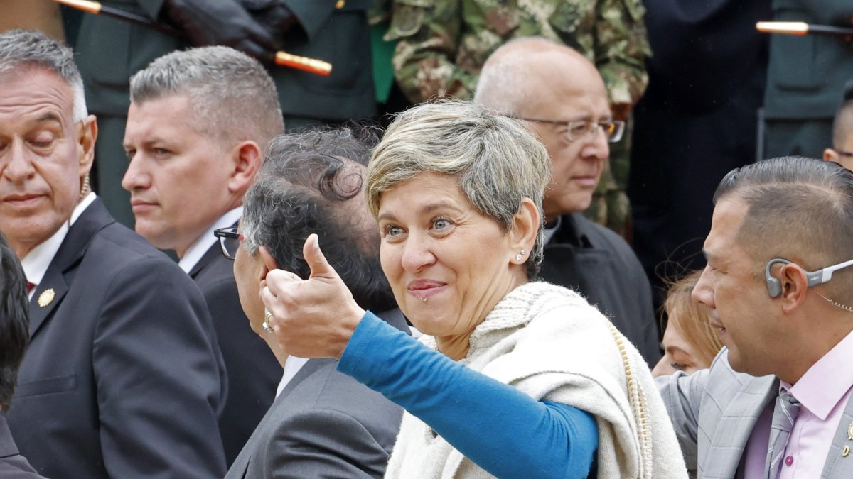 La primera dama de Colombia, Verónica Alcocer, en una de sus recientes apariciones públicas.