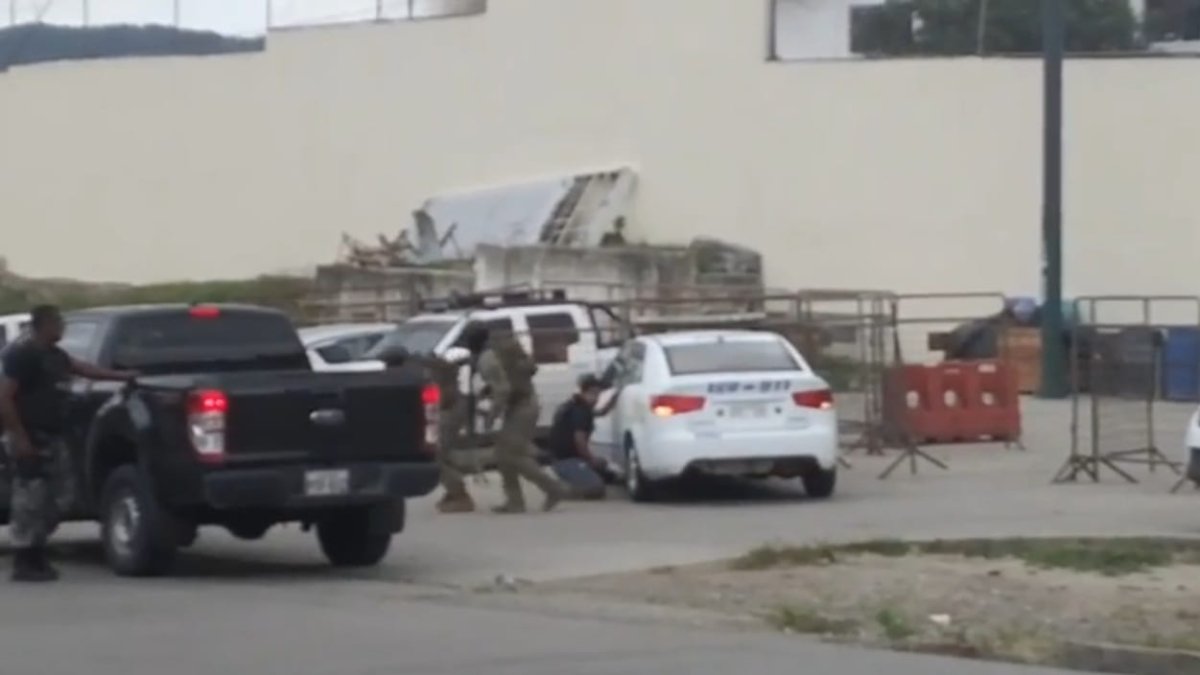 Imágenes del hecho.