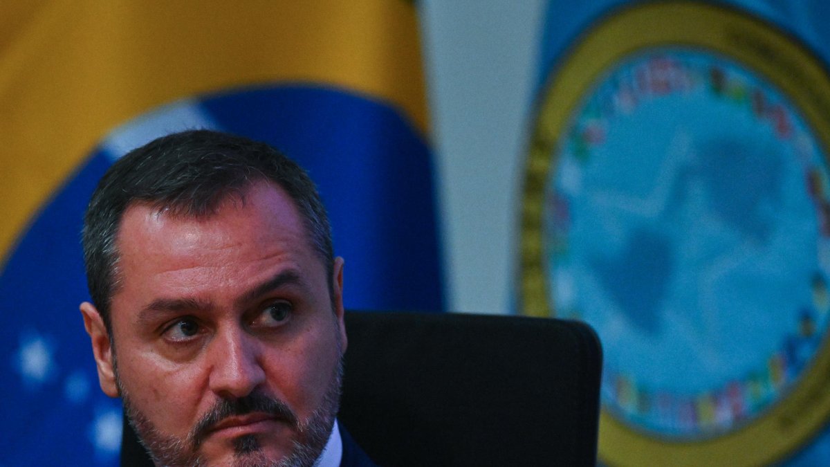 El director general de la Policía Federal de Brasil y secretario general de Ameripol, Andrei Rodrigues, en una imagen de archivo.