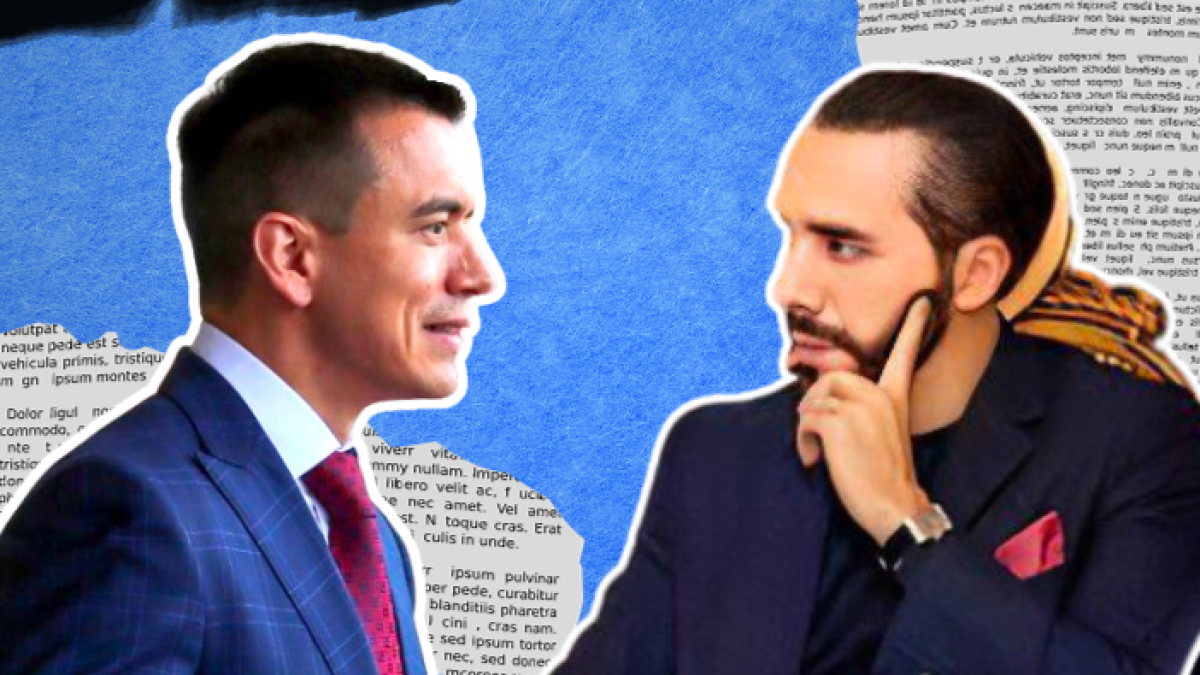 Daniel Noboa vs Nayib Bukele.
